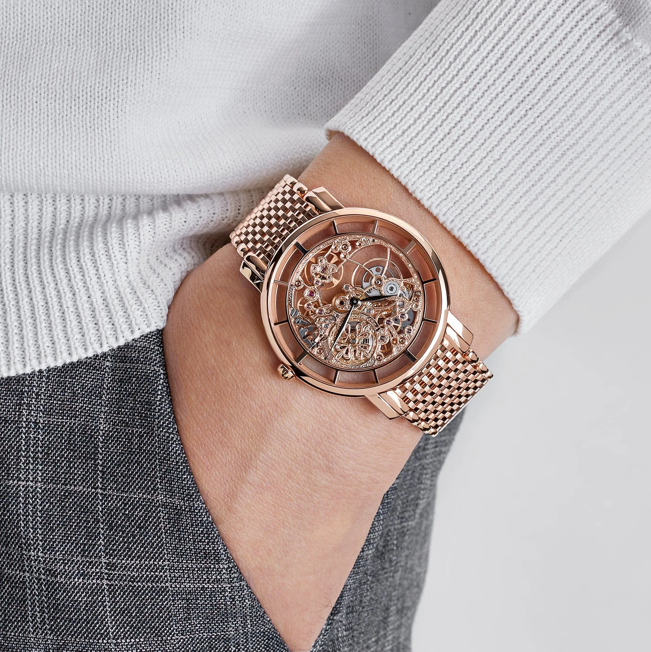 PP Luxury Watches Complications 5180/1R-001 Rose Gold Skeleton Dial (2023)