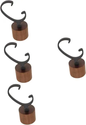 Prevents subduction explosive Scratches for Watch Collection Display GALPADA 4pcs Wrist Watch Display Wood Base Detachable Holder for Men Women Shaped Design Support 
