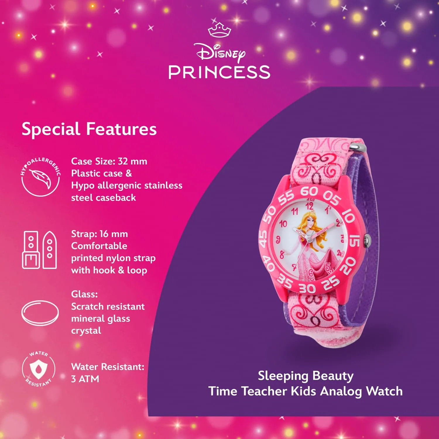 Princess Watch cube for Girls DISNEY 
