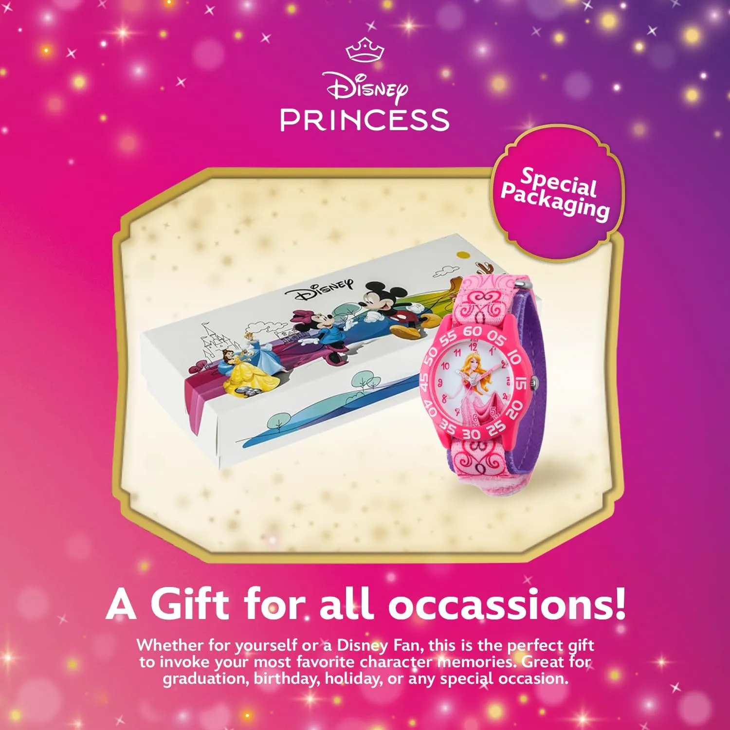 Princess Watch cube for Girls DISNEY 