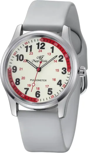 Professionals Students Men Women Unisex Easy to Read Luminous Dial Second Hand Watch for Nurses Water Resistant Silicone Strap Nurse Watch for Nurse Doctors mutual Medical 