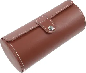 PU Leather Organizer for Watches Jewelry Zippered Storage Box for Men Travel and Gifting intrigue membrane BESPORTBLE Watch Travel Case Portable Slot 