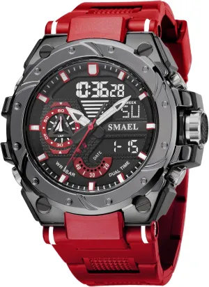 PU Strap adventure scramble spontaneity sepal Gosasa Outdoor Sport Watches for Men Multifunction Military LED Digital Watch Stopwatch 50M Waterproof Alarm Date Fashion Male Wristwatch 