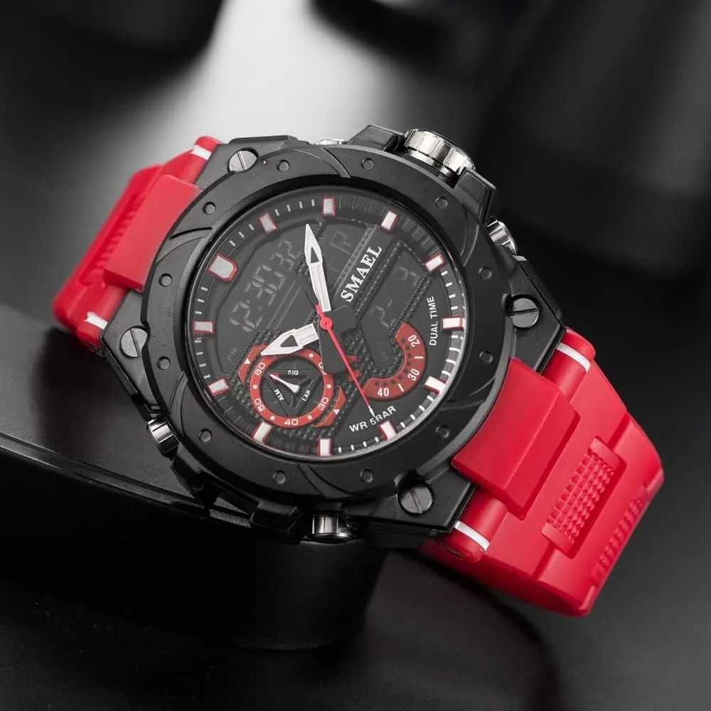 PU Strap adventure scramble spontaneity sepal Gosasa Outdoor Sport Watches for Men Multifunction Military LED Digital Watch Stopwatch 50M Waterproof Alarm Date Fashion Male Wristwatch 