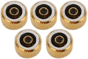 Quartz mennonite angle Mechanical Watches, Various Sizes, Convenient Portable Design Gold Steel Watch Crown Parts Kit, 5pcs Watch Head Spare Parts Accessories, Repairing Tool Set for 