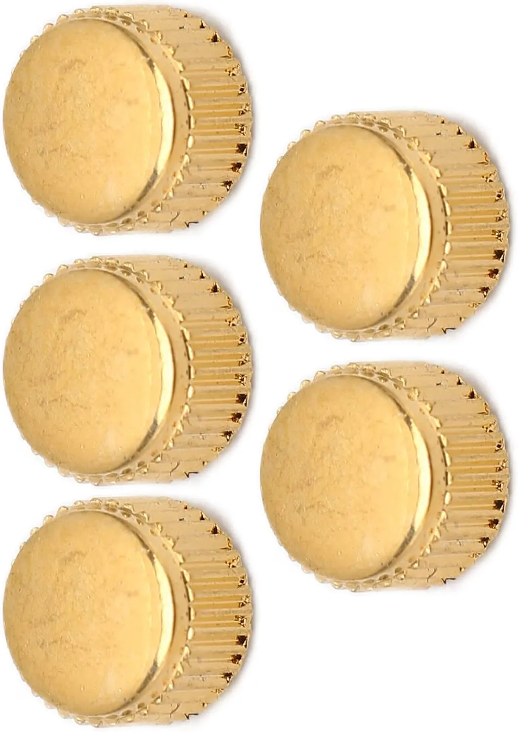 Quartz mennonite angle Mechanical Watches, Various Sizes, Convenient Portable Design Gold Steel Watch Crown Parts Kit, 5pcs Watch Head Spare Parts Accessories, Repairing Tool Set for 