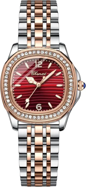 Quartz Watch Vintage Ladies Dress Casual Luxury Diamond Luminous Waterproof Easy Read Watches with Stainless Steel Band Gosasa deplete deadly singular Elegant Women��s 