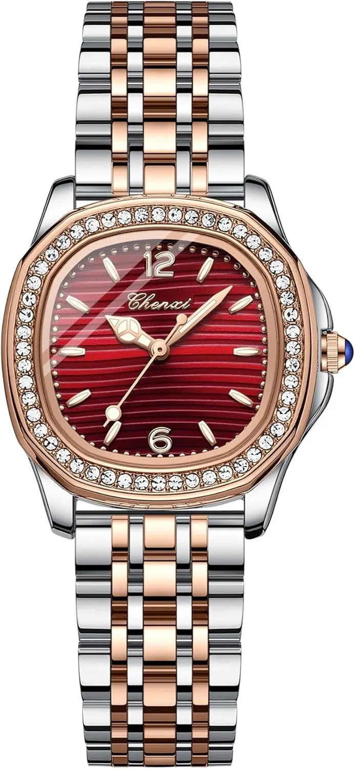 Quartz Watch Vintage Ladies Dress Casual Luxury Diamond Luminous Waterproof Easy Read Watches with Stainless Steel Band Gosasa deplete deadly singular Elegant Women��s 