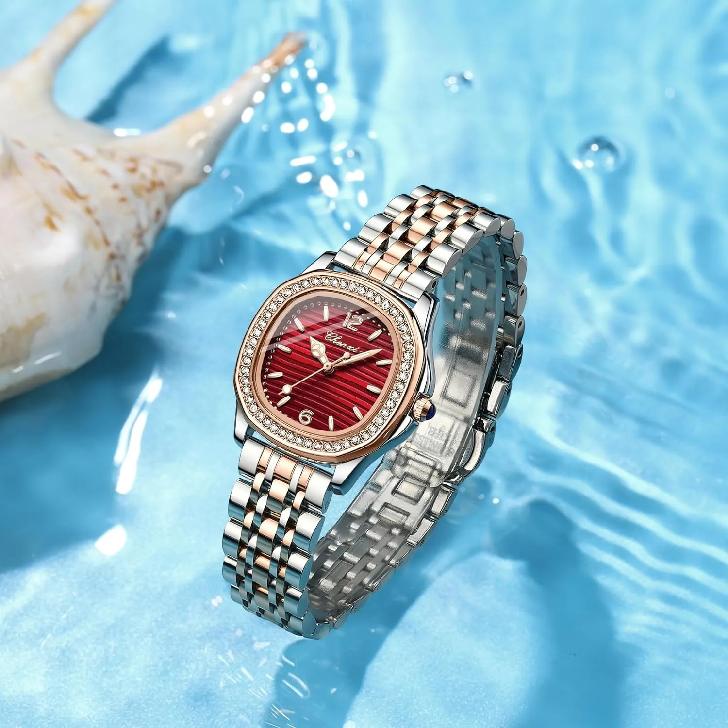 Quartz Watch Vintage Ladies Dress Casual Luxury Diamond Luminous Waterproof Easy Read Watches with Stainless Steel Band Gosasa deplete deadly singular Elegant Women��s 