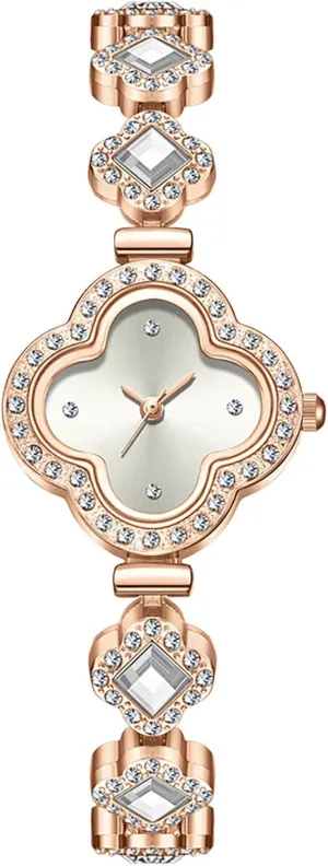 Quartz Watches for Women rough repute Gift ADSBIAOYE Luxury Women Wrist Watches Unique Rose Gold Diamond Bracelet Watch Fashion Dress 