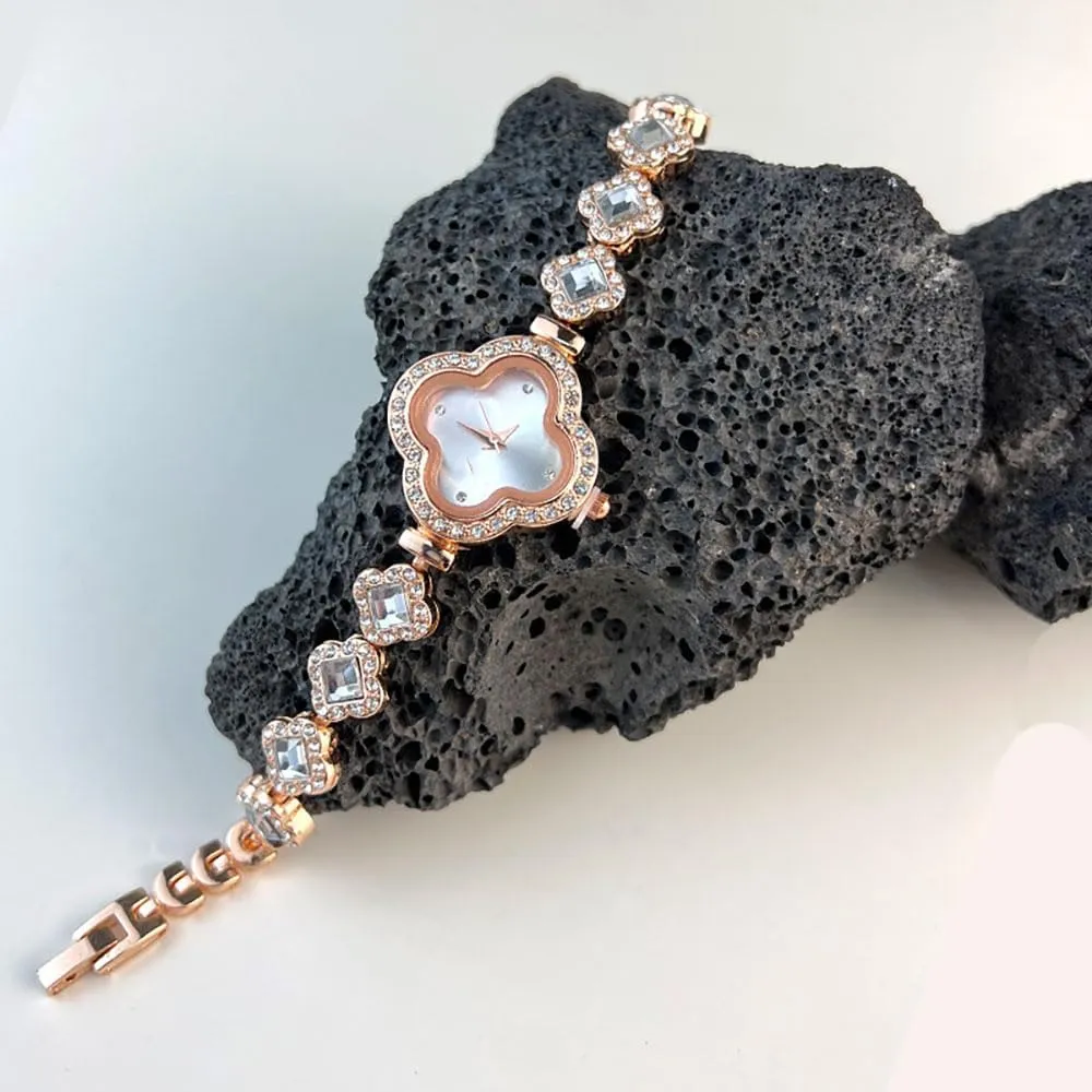 Quartz Watches for Women rough repute Gift ADSBIAOYE Luxury Women Wrist Watches Unique Rose Gold Diamond Bracelet Watch Fashion Dress 