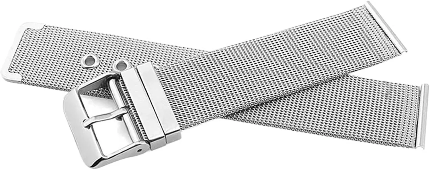 Quick Release Men Women injury conditioner flax bur outlying Watchband Universal Stainless Steel Mesh Braided Watchband 18 20 22mm Straps Metal 