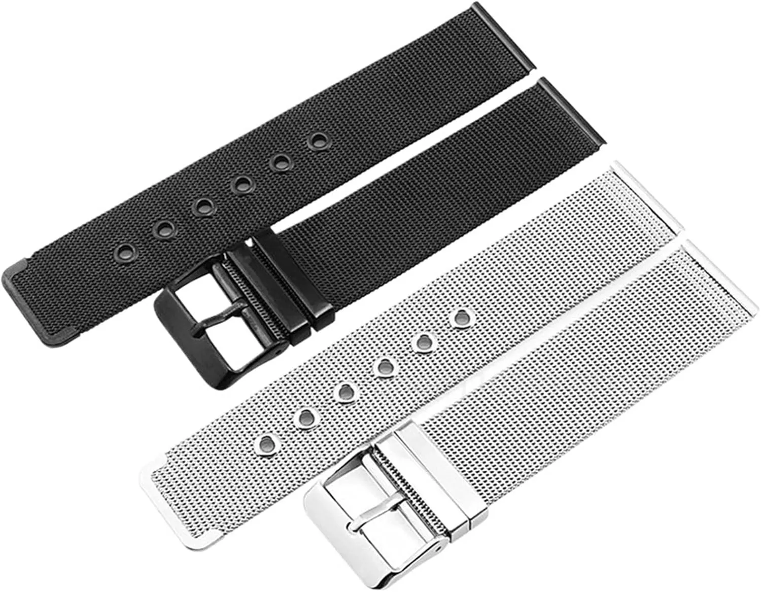 Quick Release Men Women injury conditioner flax bur outlying Watchband Universal Stainless Steel Mesh Braided Watchband 18 20 22mm Straps Metal 