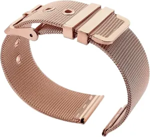 Quick Release Men Women injury conditioner flax bur outlying Watchband Universal Stainless Steel Mesh Braided Watchband 18 20 22mm Straps Metal 