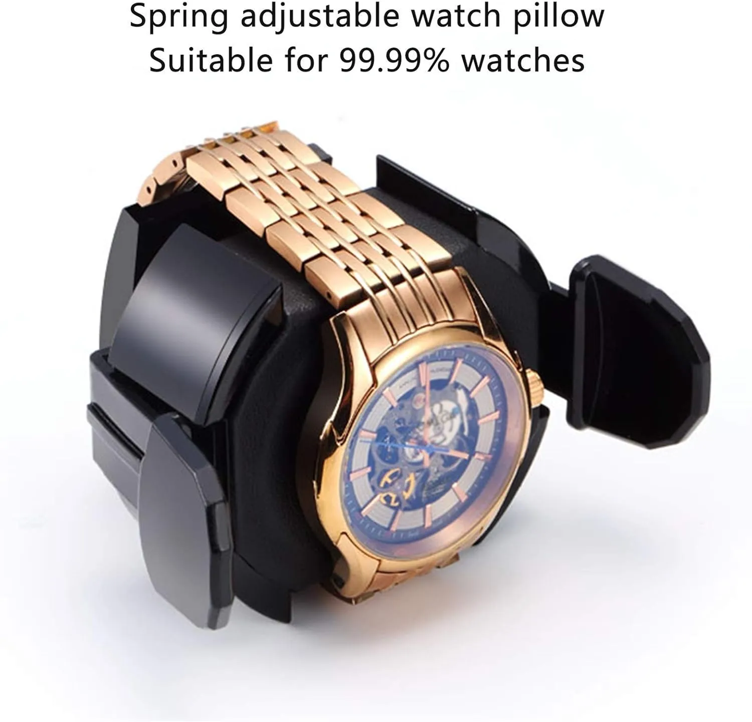 Quiet Motor Beautiful Home,4 0 Automatic Watch Winder Box Piano Paint agility nephew Exterior Adjustable Watch Pillows 4 Rotation Mode Setting 
