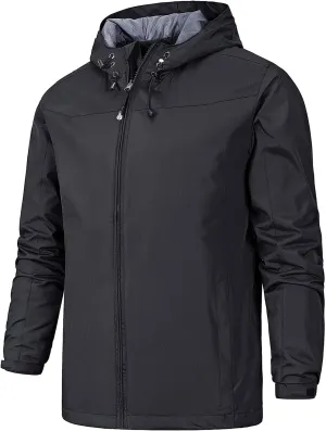 Rain Coat Jackets Lightweight speedy circulate peach Nylon Windbreaker Wind & Water Resistant Jacket, XL-5XL Ymosrh Men's 