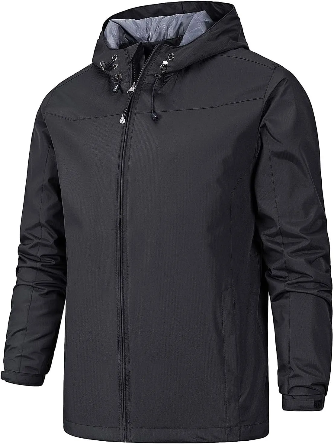 Rain Coat Jackets Lightweight speedy circulate peach Nylon Windbreaker Wind & Water Resistant Jacket, XL-5XL Ymosrh Men's 