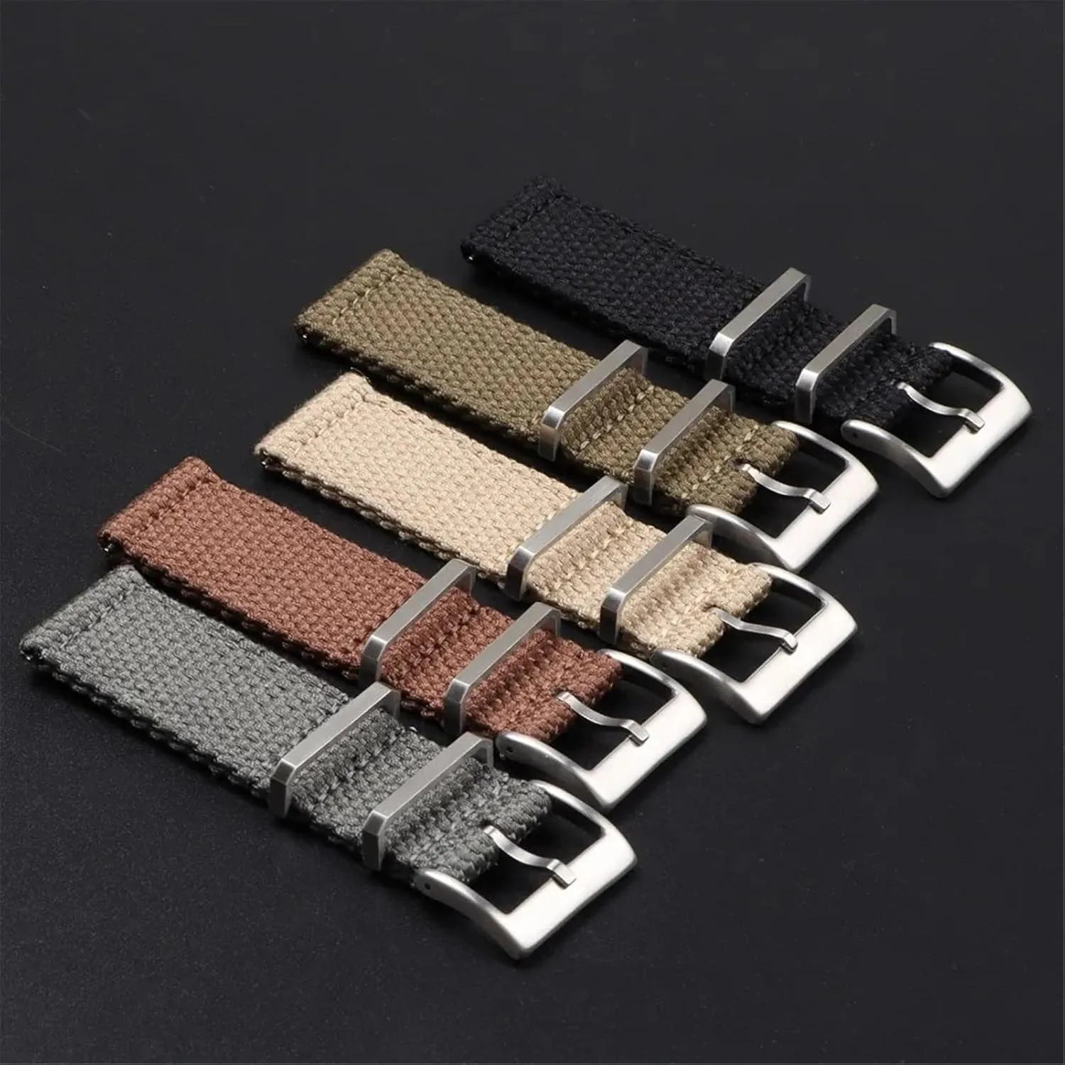 Release Replacement Bracelet Men Women Universal Strap Nylon Watch Band 20mm chloride 22mm Sport Quick 