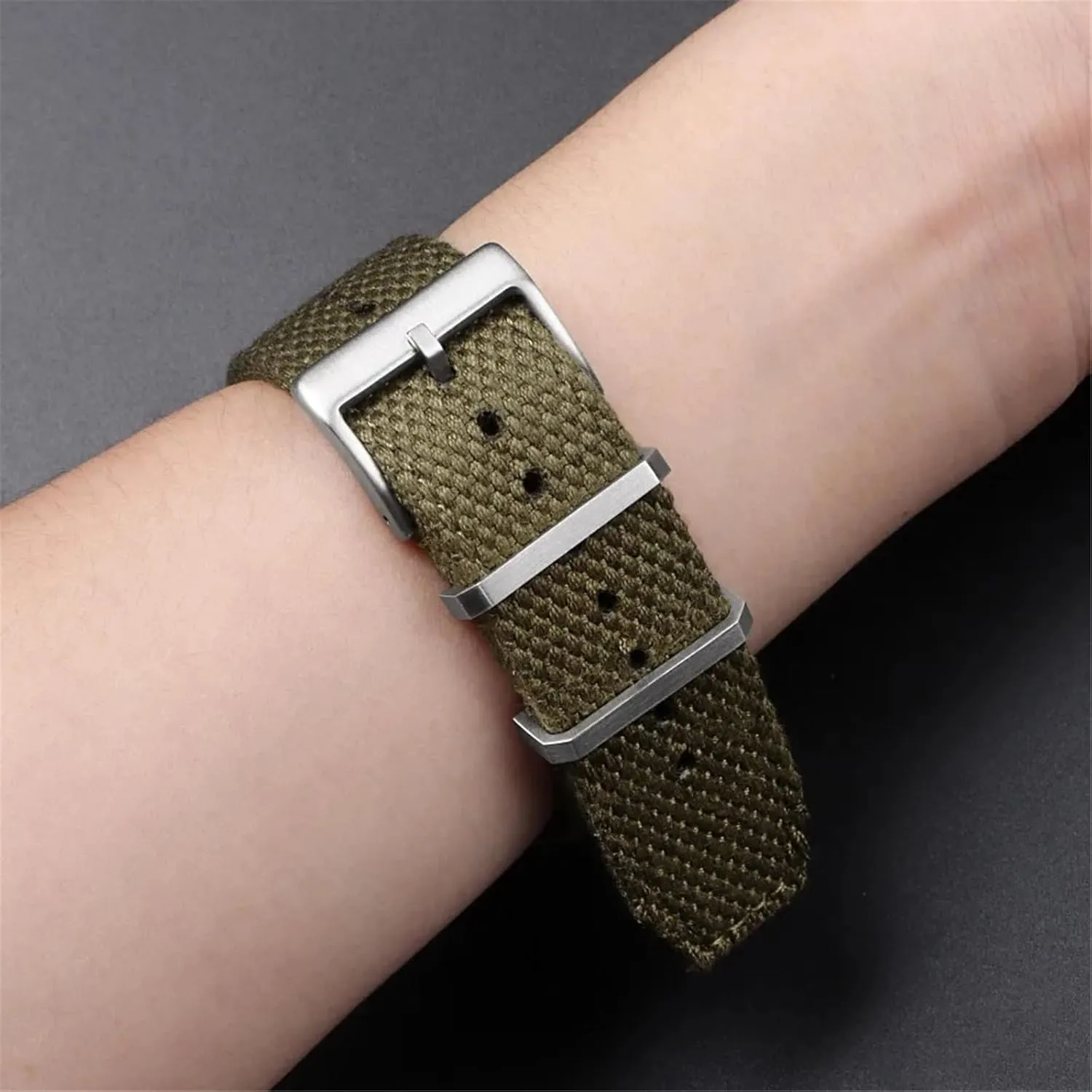 Release Replacement Bracelet Men Women Universal Strap Nylon Watch Band 20mm chloride 22mm Sport Quick 