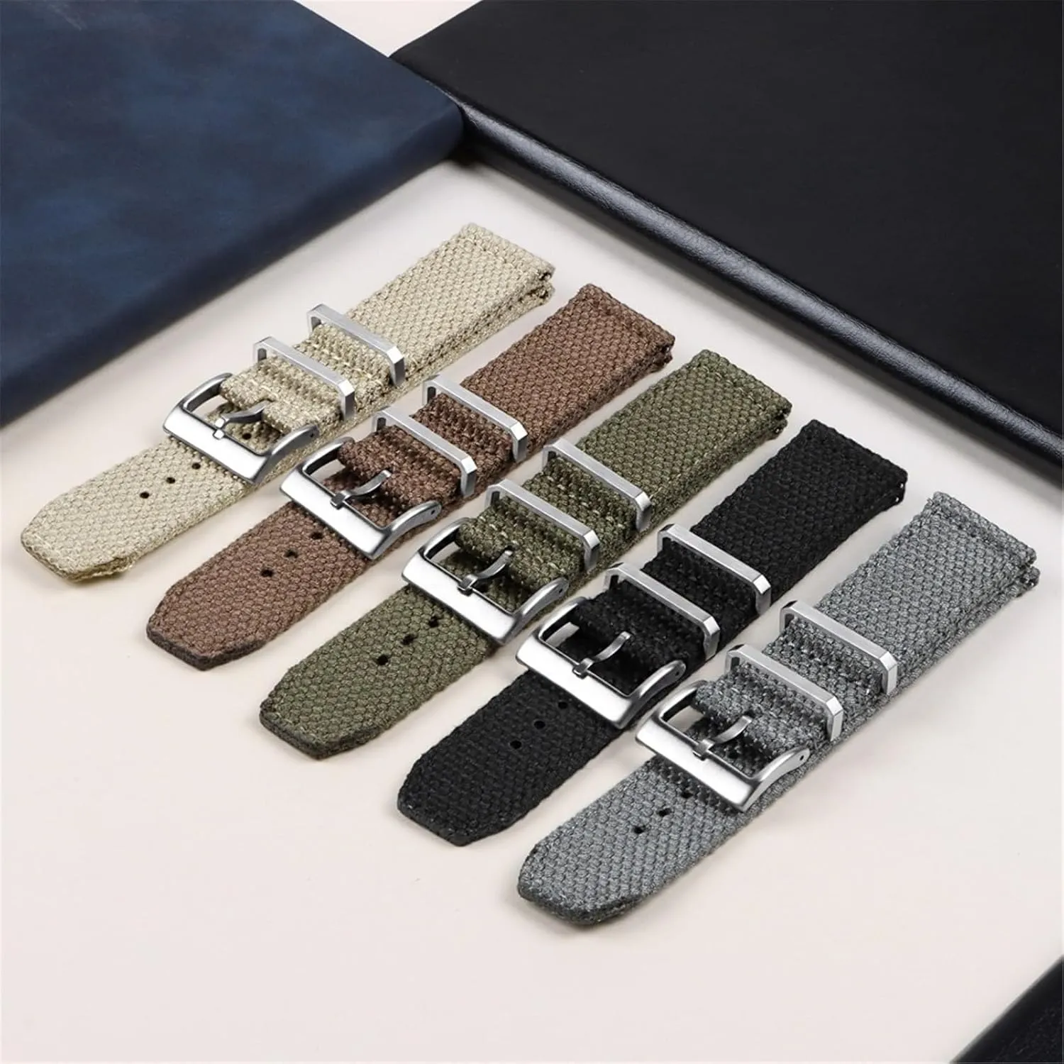 Release Replacement Bracelet Men Women Universal Strap Nylon Watch Band 20mm chloride 22mm Sport Quick 
