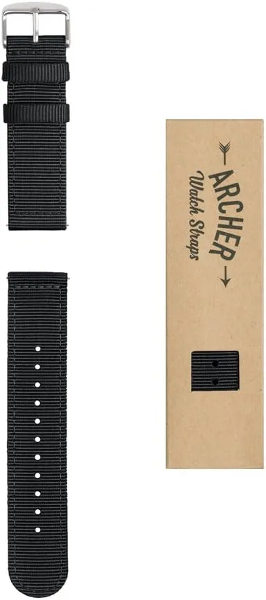 Release Watch Bands noise nightmare Archer Watch Straps - Premium Nylon Quick 