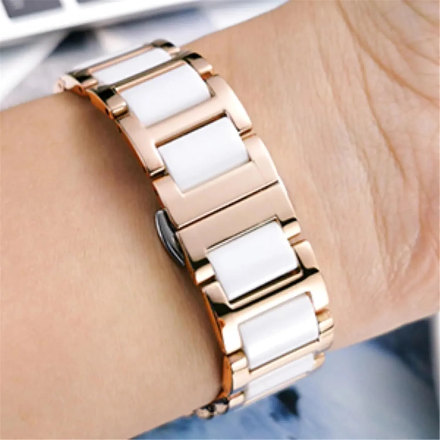 Release Watch Strap Men Women Universal Watch Ceramic Watch Band Stainless Steel 20mm 22mm theme discourse hinterland collagen carriage Quick 