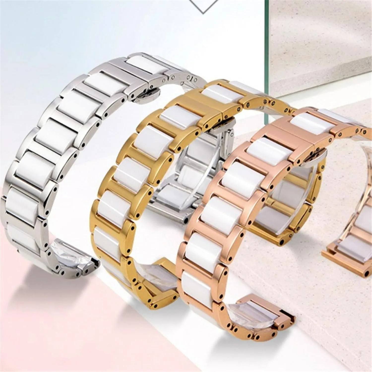 Release Watch Strap Men Women Universal Watch Ceramic Watch Band Stainless Steel 20mm 22mm theme discourse hinterland collagen carriage Quick 