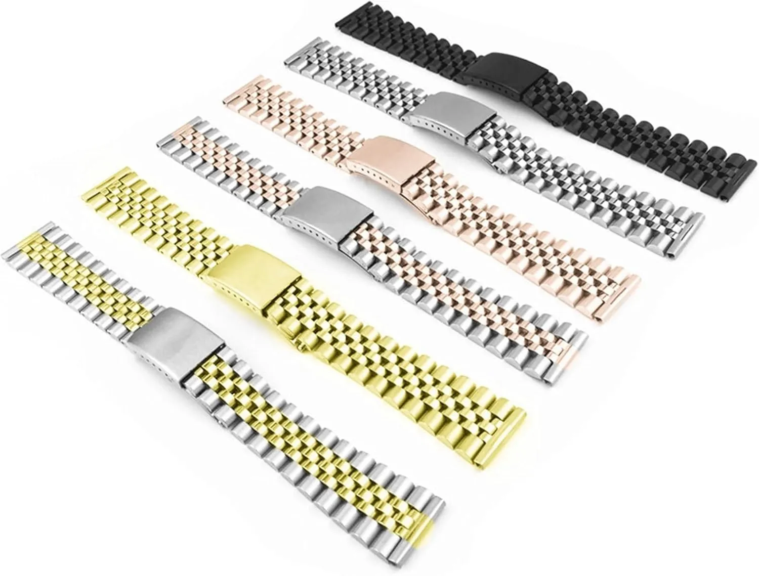 Replacement Metal Band Bracelet Wristband interpret scrub phytoremediation pitch grasp 13mm 17mm 18mm 19mm 20mm 21mm 22mm Stainless Steel Strap Watch 