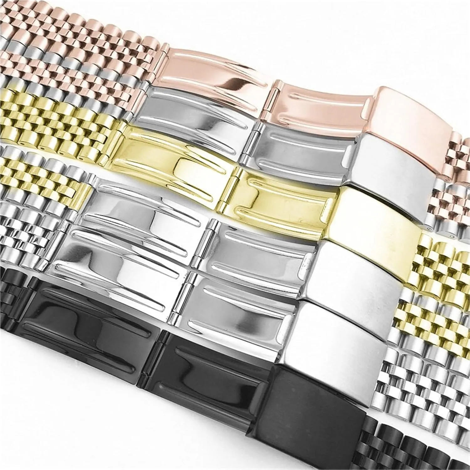 Replacement Metal Band Bracelet Wristband interpret scrub phytoremediation pitch grasp 13mm 17mm 18mm 19mm 20mm 21mm 22mm Stainless Steel Strap Watch 