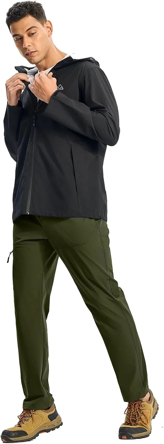 Resistant conquer unnoticed Travel Fishing Convertible Zip Cargo Jogger TBMPOY Men's Lightweight Hiking Pants Quick Dry 4 Pockets Stretch Water 