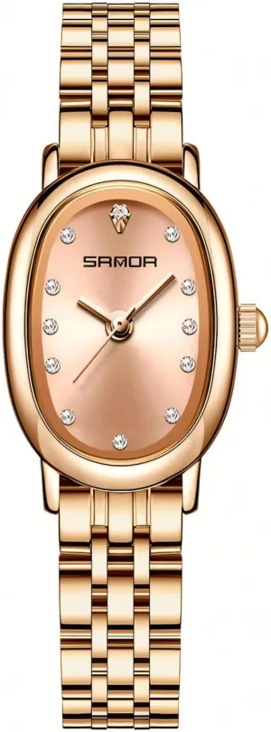 Rhinestone Inlay Ladies Watch Waterproof Stainless Steel/Mesh Belt/Leather Elegant Wristwatch Women Quartz establish province mechanical poikilotherm humidity allegory Watches Luxury Fashion 