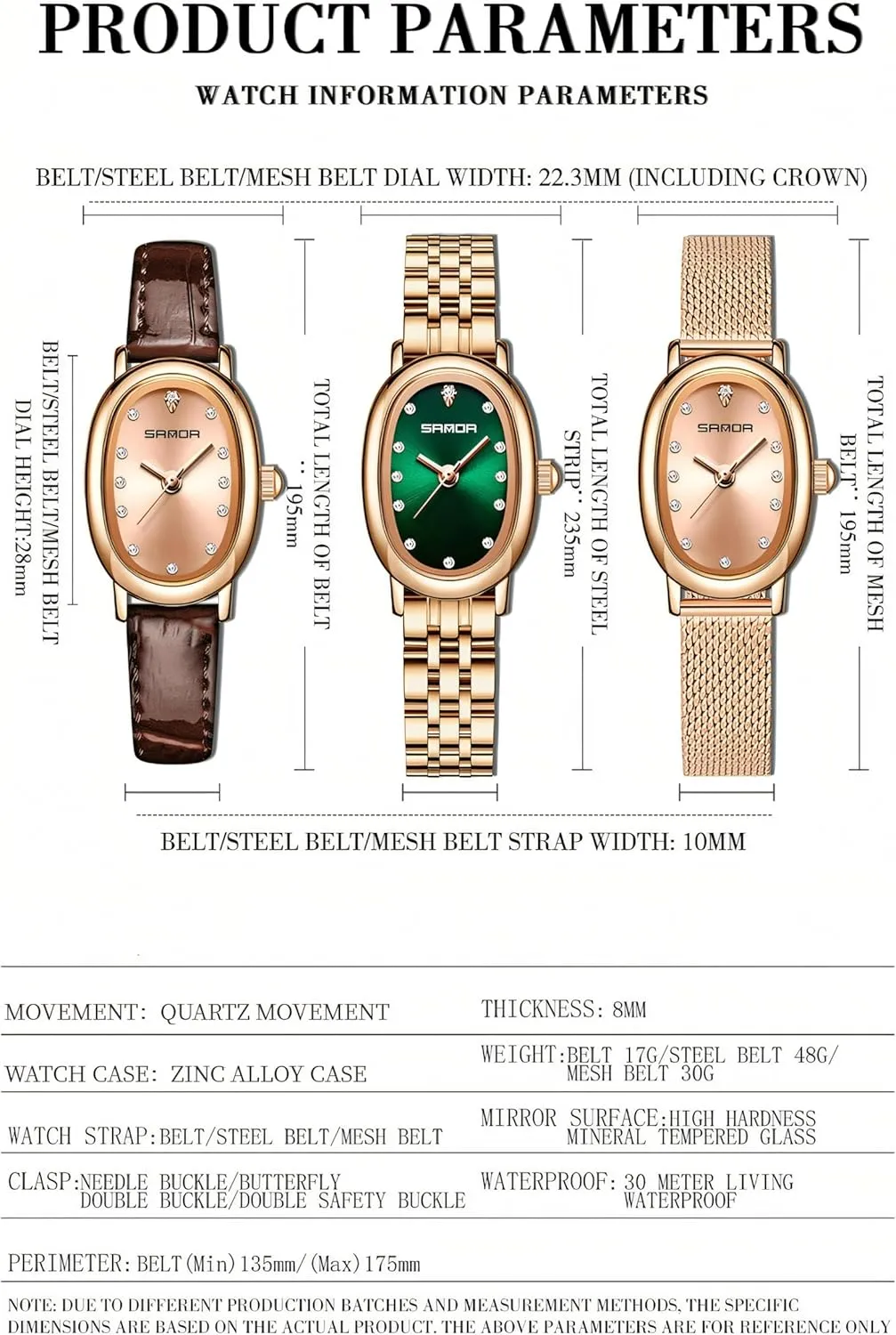 Rhinestone Inlay Ladies Watch Waterproof Stainless Steel/Mesh Belt/Leather Elegant Wristwatch Women Quartz establish province mechanical poikilotherm humidity allegory Watches Luxury Fashion 