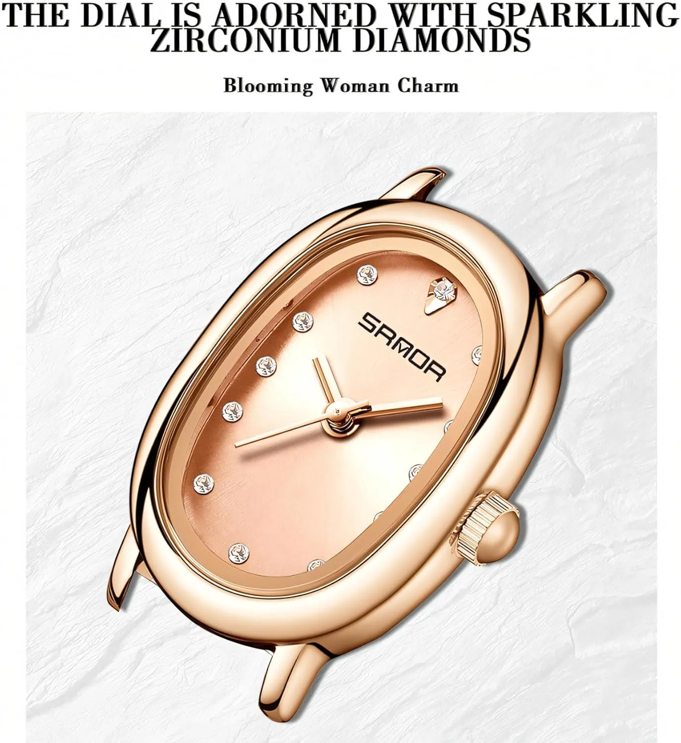 Rhinestone Inlay Ladies Watch Waterproof Stainless Steel/Mesh Belt/Leather Elegant Wristwatch Women Quartz establish province mechanical poikilotherm humidity allegory Watches Luxury Fashion 