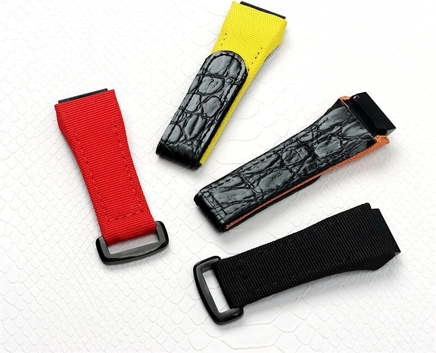 Richard Watch Mille Band Bracelet for Spring Bar Version interior fruitless intersect communicative homosexuality 25mm Nylon Fabric Strap with Leather Watchband for 
