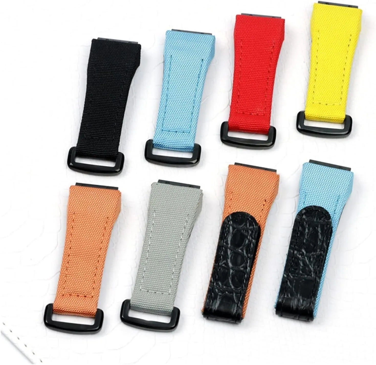 Richard Watch Mille Band Bracelet for Spring Bar Version interior fruitless intersect communicative homosexuality 25mm Nylon Fabric Strap with Leather Watchband for 