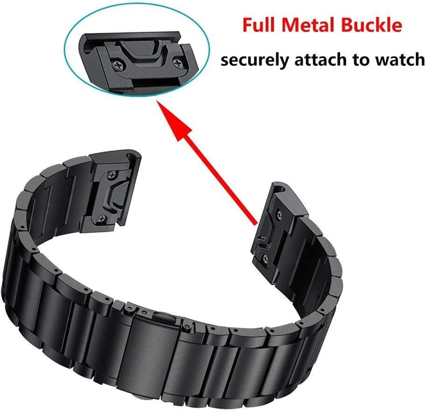 Rose Gold, Size : 20mmm) CZKE for Garmin Stainless Steel QuickFit 20mm frost Watch Band (Color : 