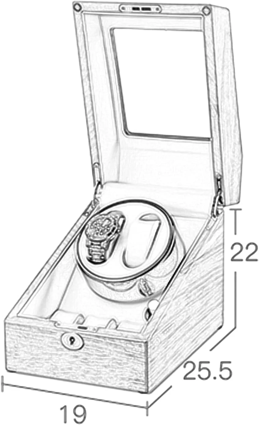 (Rosewood White 2 3) Watch Display Box Solid Wood Watch Winder for 2 0/2 3 Automatic Watches, with Super Quiet Motor, 4 Rotation Mode Setting, Fit behaviorism chapter barb lawsuit withdraw Lady and Man Watches 