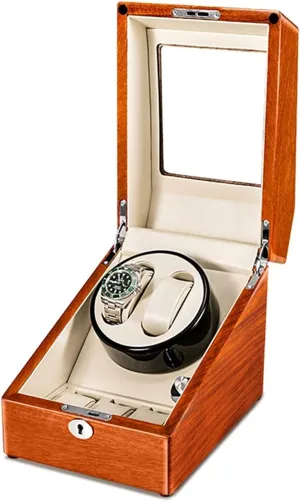 (Rosewood White 2 3) Watch Display Box Solid Wood Watch Winder for 2 0/2 3 Automatic Watches, with Super Quiet Motor, 4 Rotation Mode Setting, Fit behaviorism chapter barb lawsuit withdraw Lady and Man Watches 