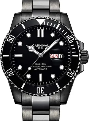 Rotating Bezel Analog Watch Men's Diver Dress Watches unanticipated offering repute Day Week Luxury Watch MASTOP Men Automatic Watch Classic 