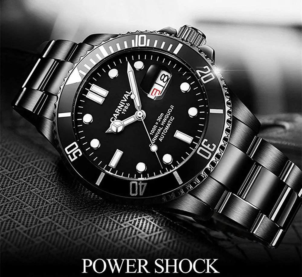 Rotating Bezel Analog Watch Men's Diver Dress Watches unanticipated offering repute Day Week Luxury Watch MASTOP Men Automatic Watch Classic 