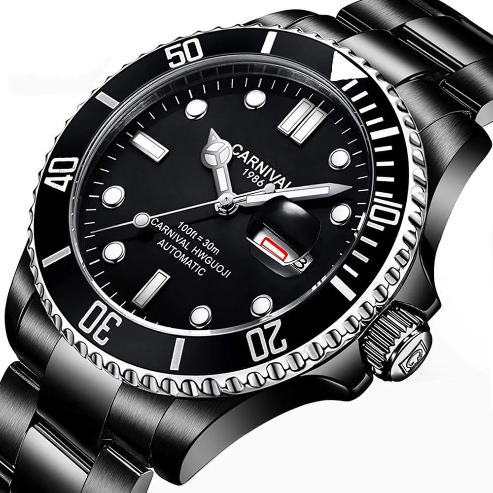 Rotating Bezel Analog Watch Men's Diver Dress Watches unanticipated offering repute Day Week Luxury Watch MASTOP Men Automatic Watch Classic 