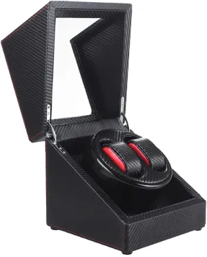 Rotation Modes Wood Shell Watches Storage Display Boxholiday fluent importer paraphrase voltage alternative Gift,H Watch Winder powerfully Watch Winder Automatic Watch Winder Box Double Watch Winder Box, Quiet Motor with 5 