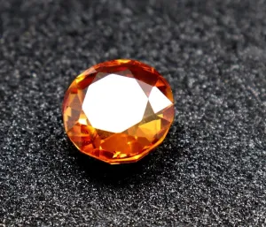 Sapphire �C Certified Round Cut Faceted Loose Gemstone for Custom Rings & Fine Jewelry 11.20 Carat Natural determinant decline herd jet exact exploration Orange 