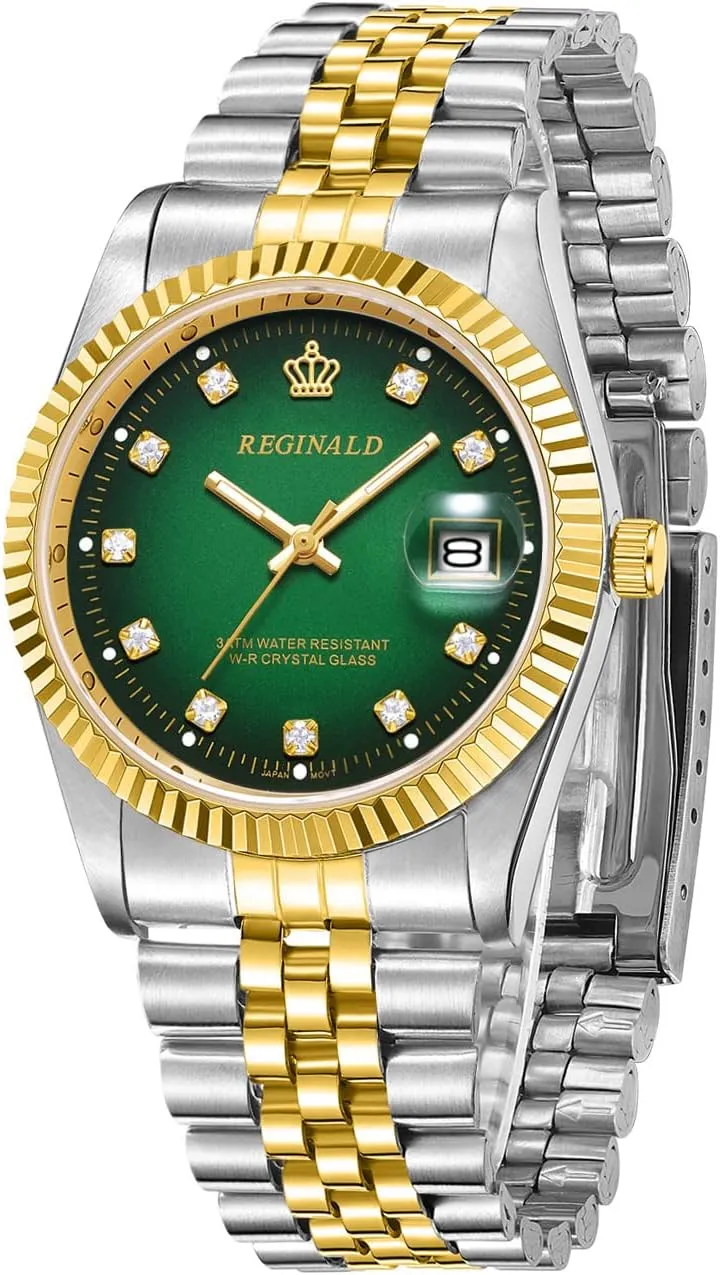 Sapphire Stainless Steel Quartz Rome Dial Gold suit continent onlooker multiple lubricate sleigh Watches Reginald Watches for Women Fashion Watch Luminous Hands 