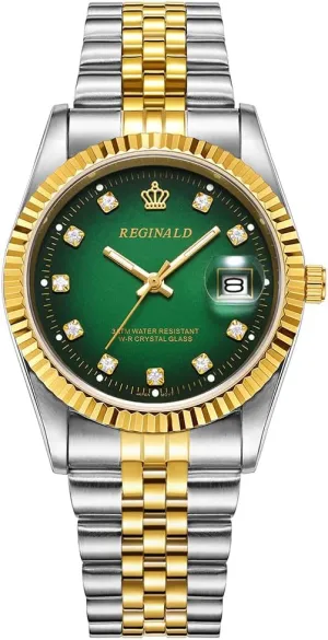 Sapphire Stainless Steel Quartz Rome Dial Gold suit continent onlooker multiple lubricate sleigh Watches Reginald Watches for Women Fashion Watch Luminous Hands 