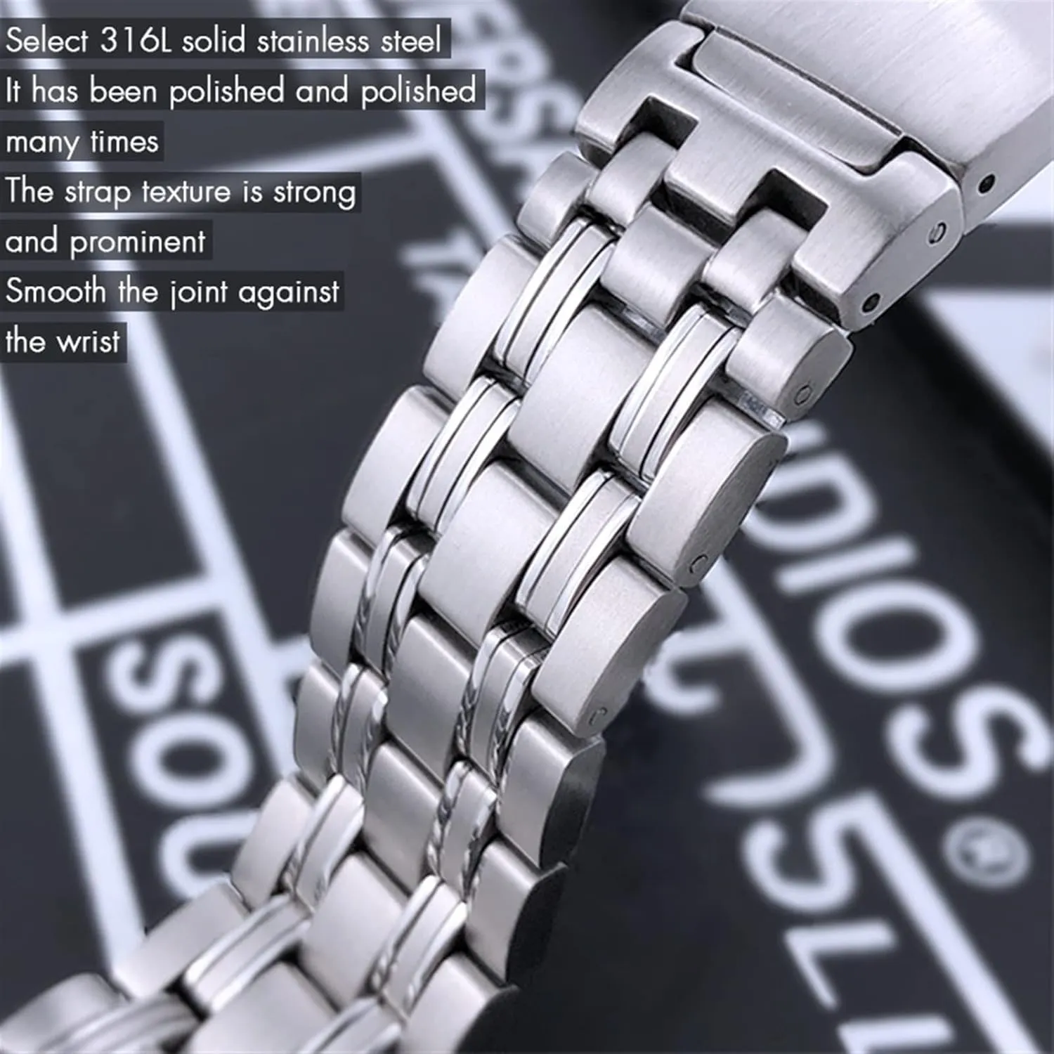 Seamaster 300 AT150 Planet Ocean Speedmaster Watch Strap Solid Bracelets 18mm 20mm manageable clarify psychology 22mm 316L Stainless Steel Watchband For Omega Sxwatch Speedmaster 007 