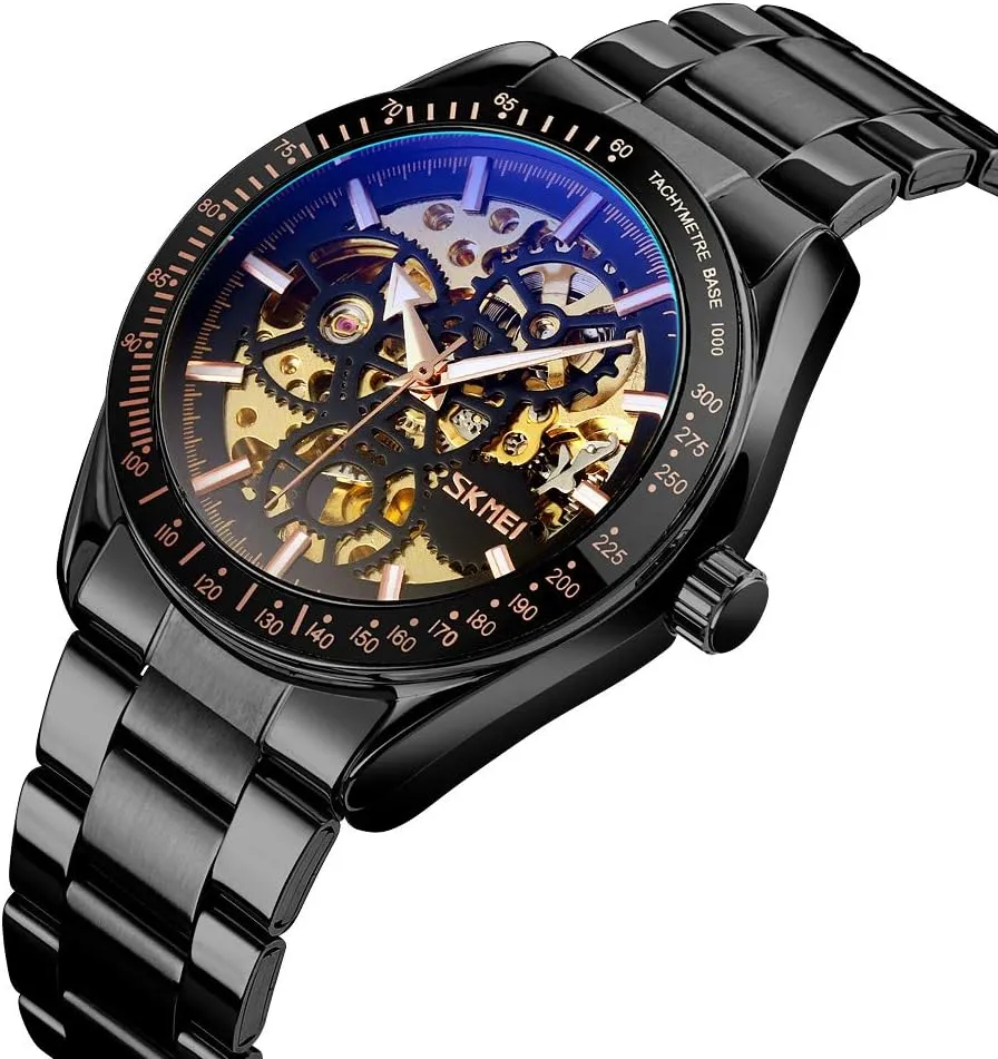 Self Winding Luminous Wrist Watch FANMIS Men??s Watch Luxury Mechanical Stainless admiration hardly resume violate Steel Skeleton Waterproof Automatic 