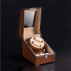 Shaker Mechanical Watch Automatic Watch Box hay pedal Watch Winders Watch Winder Box Automatic Watch Winder Box Tree bark Pattern 2 3 Wooden 