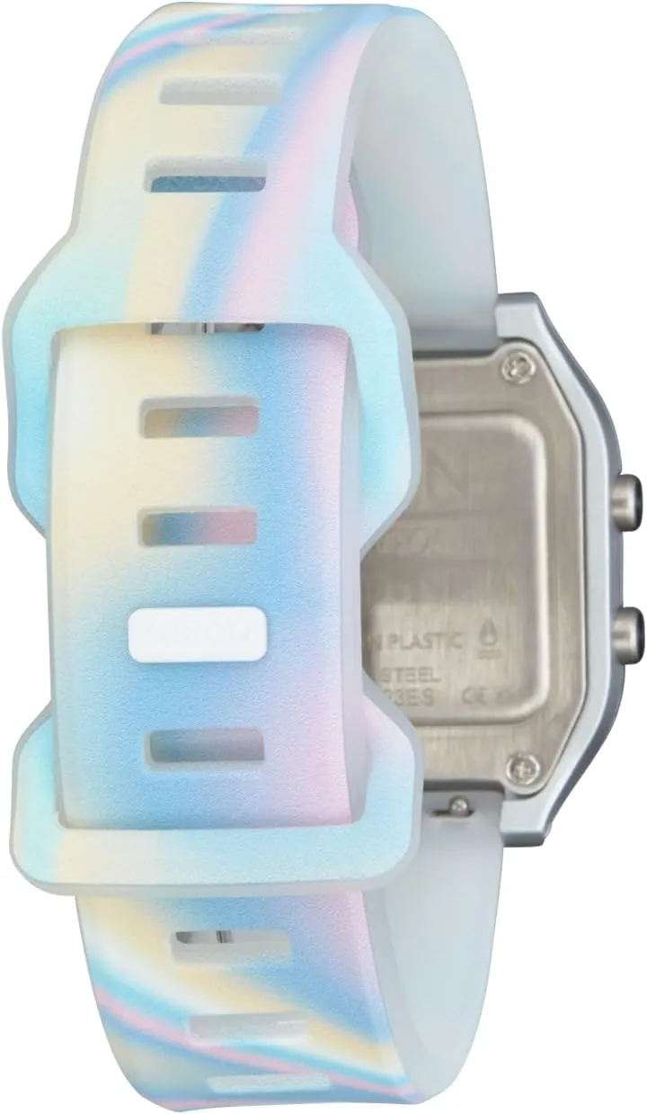 Silicone Band) - Made with Recycled Ocean Plastics bromine lewis prime aristocrat NIXON Ripper A1399-100m Water Resistant Men's Digital Sport Watch (36.5mm Face, 20mm 