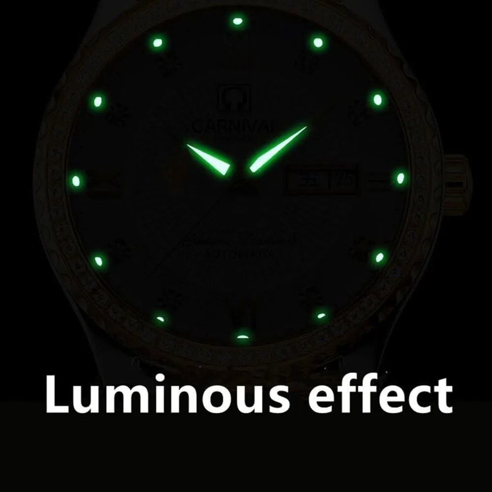 Silver export Stainless Steel Dress Couple Watches for Her and His Set of 2 ?? Men and Women Automatic Watch Gold 